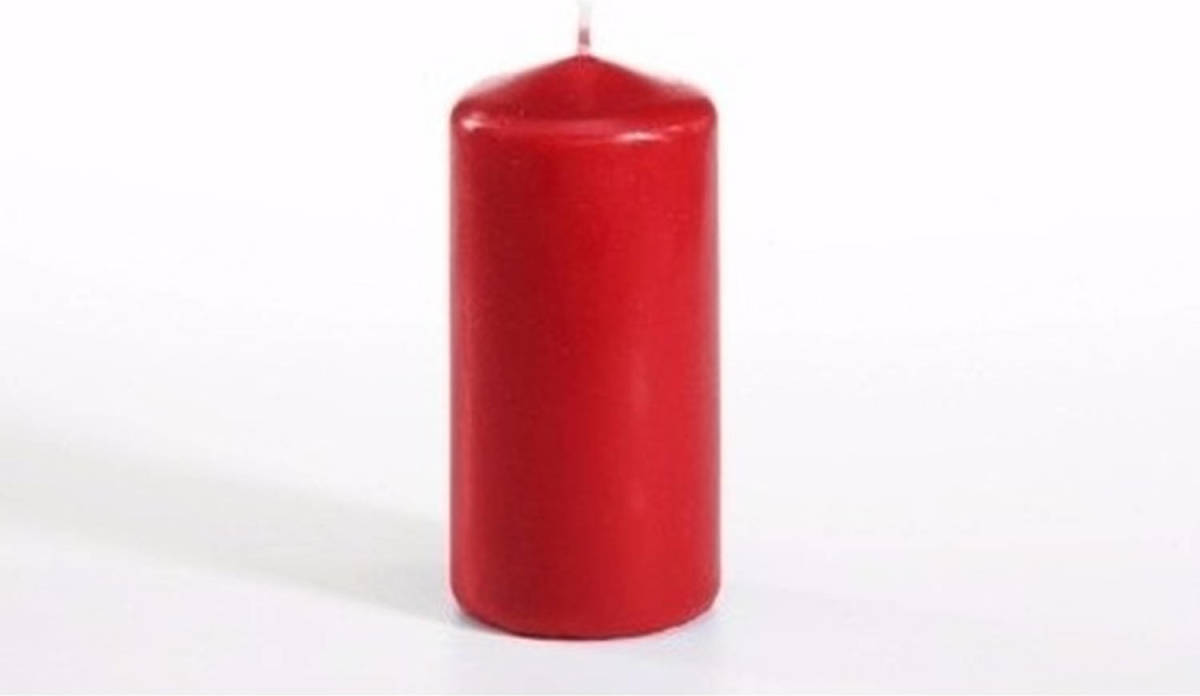 Conpax Candles Stompkaarsen Rood 10 Cm 16 Branduren - Stompkaarsen