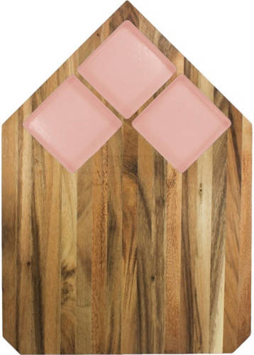 TAK Design - Snijplank Pau - Acaciahout - Roze - TAK Design