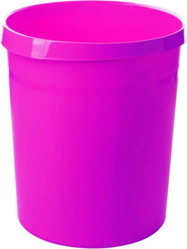 Papierbak HAN Grip 18 Liter Met 2 Grijpranden Trend Colour Roze