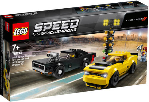 LEGO Speed Champions 2018 Dodge Challenger Srt Demon En 1970 Dodge Charger R/t 75893