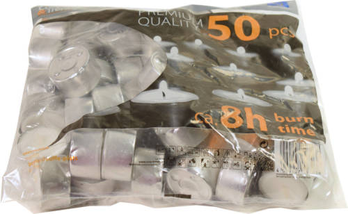 Cosy & Trendy Waxinelichtjes 8 Uur (50 Stuks)