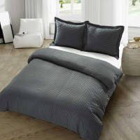 Homeshopping24 Dekbedovertrek Barcelona Anthracite-140x200/220