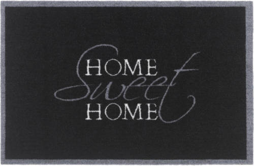 Strabox Schoonloopmat Impression Sweet Home Zwart 40 X 60 Cm
