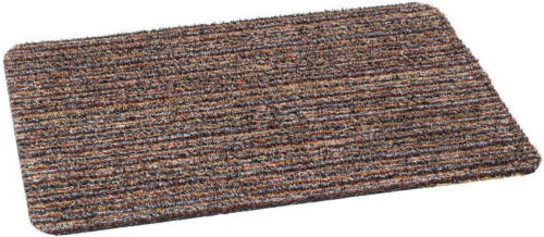 Strabox Droogloopmat Home Cotton Eco Rood Stripe