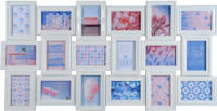 Henzo Barok Gallery Fotolijst - 105 X 53 Cm - 18 Foto's - Wit