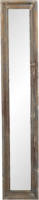 Clayre & Eef Wandspiegel 23*4*128 Cm Bruin Hout / Glas Grote Spiegel