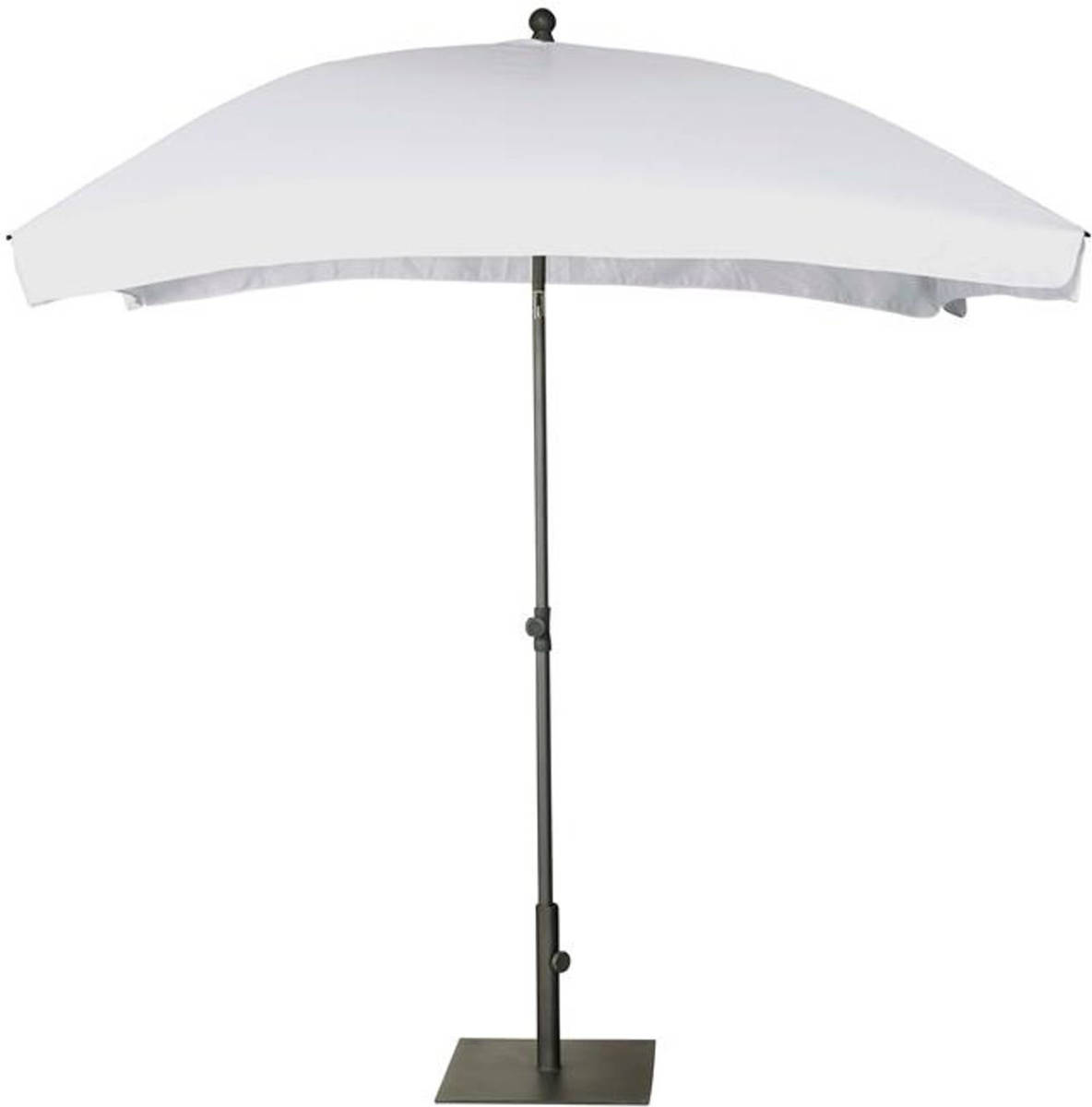 Geelswoonwarenhuis Platinum - Aruba 2,0x1,3 Volant - Antraciet/wit