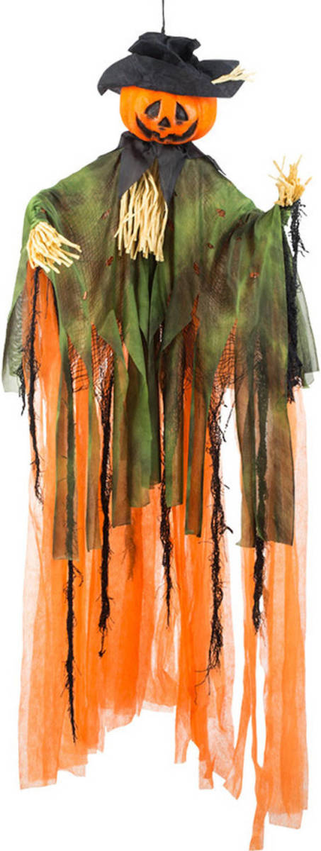 Boland Halloween Pompoen Hangdecoratie Pop 100 Cm - Halloween Poppen