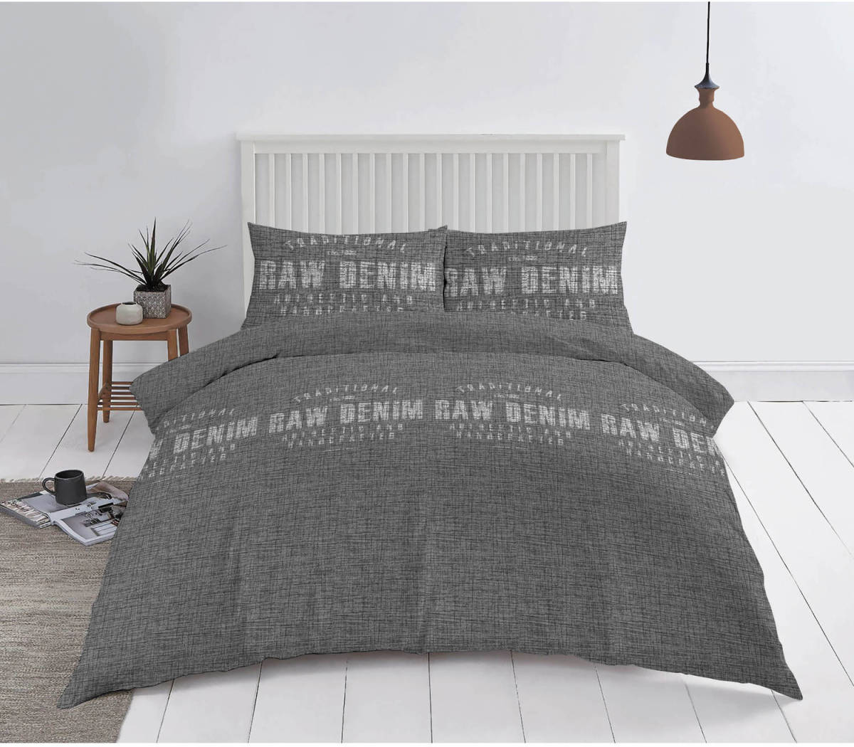 Cotton Rich Collection - Dekbedovertrek - Raw Denim - Grijs
