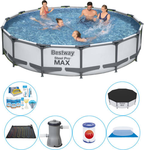 Bestway Steel Pro Max Rond 427x84 Cm - Zwembad Combi Deal