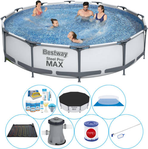 Bestway Steel Pro Max Rond 366x76 Cm - Zwembad Met Accessoires