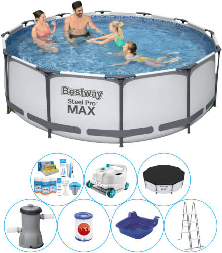 Bestway Steel Pro Max Rond 366x100 Cm - Zwembad Combinatie Pakket