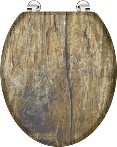 SCHÜTTE Toiletbril Solid Wood Mdf Met Print