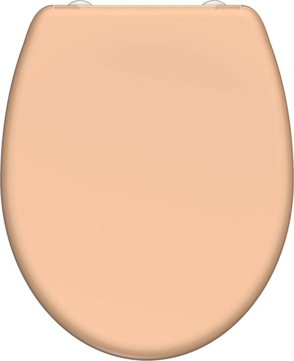 VidaXL Schütte Toiletbril Met Soft-close Quick-release Beige Duroplast