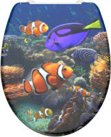 SCHÜTTE Toiletbril Met Soft-close Sea Life Duroplast Met Print