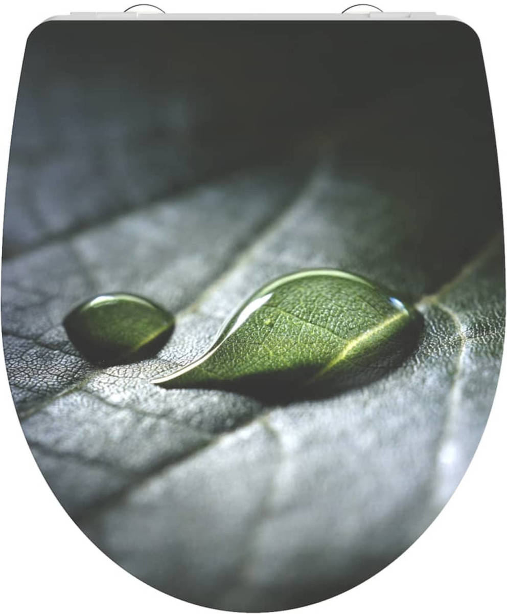 SCHÜTTE Toiletbril Met Soft-close Raindrop Duroplast Hoogglans