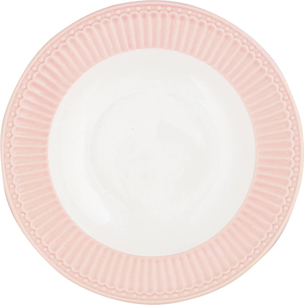GreenGate Diep Bord / Soepbord Alice Lichtroze Ø 21.5 Cm