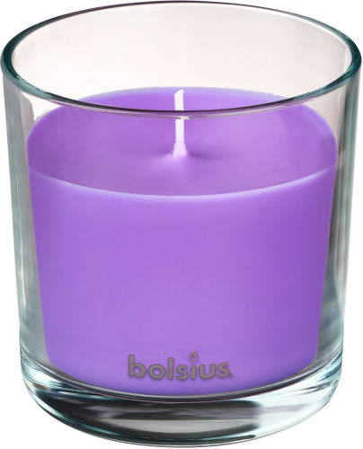 Bolsius Geurkaars True Scents Lavendel 9,7 Cm Glas/wax Paars