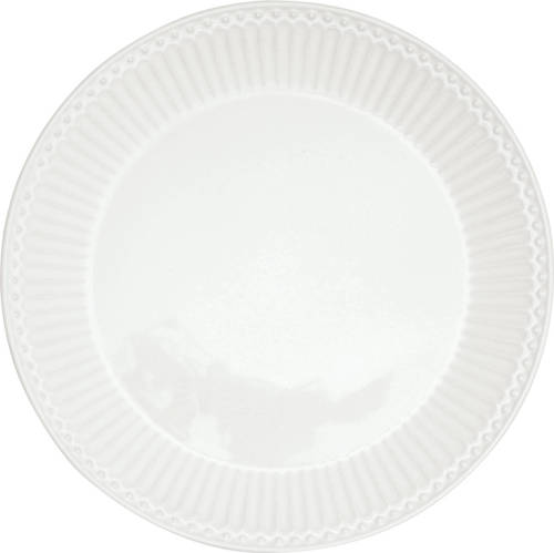 GreenGate Ontbijtbord Alice Wit Ø 23 Cm Wit Servies