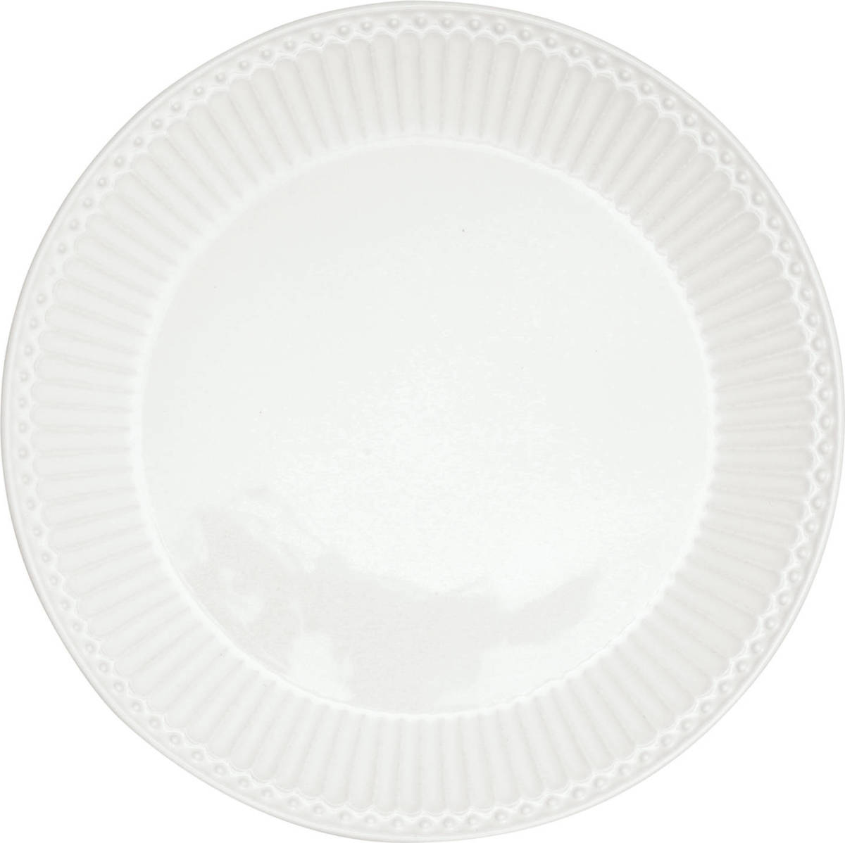 GreenGate Ontbijtbord Alice Wit Ø 23 Cm Wit Servies
