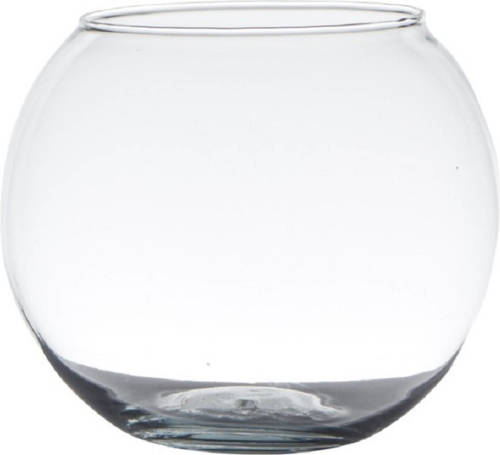 Hakbijl Glass Transparante Kaarsenhouder/waxinelichtjes Houder 7 X 9 Cm - Vazen
