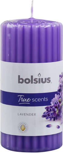 Bolsius Geurkaars True Scents Lavendel 12 Cm Wax Paars