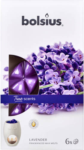 Bolsius Geurwax True Scents Lavendel Wax Paars 6 Stuks