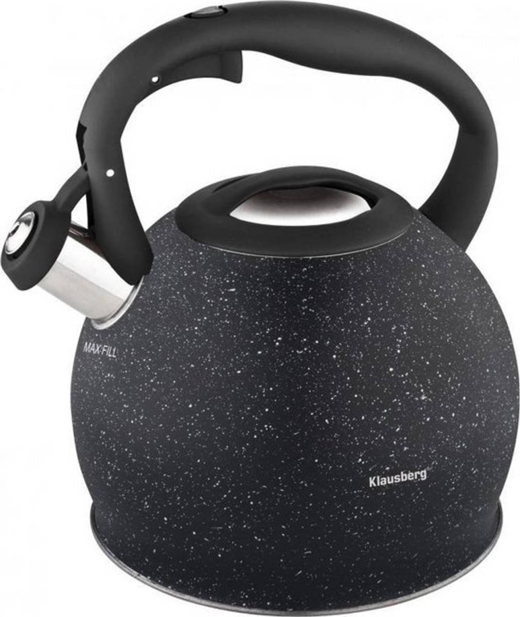 Klausberg Kb-7266 Fluitketel - 3l - Rvs - Alle Warmtebronnen