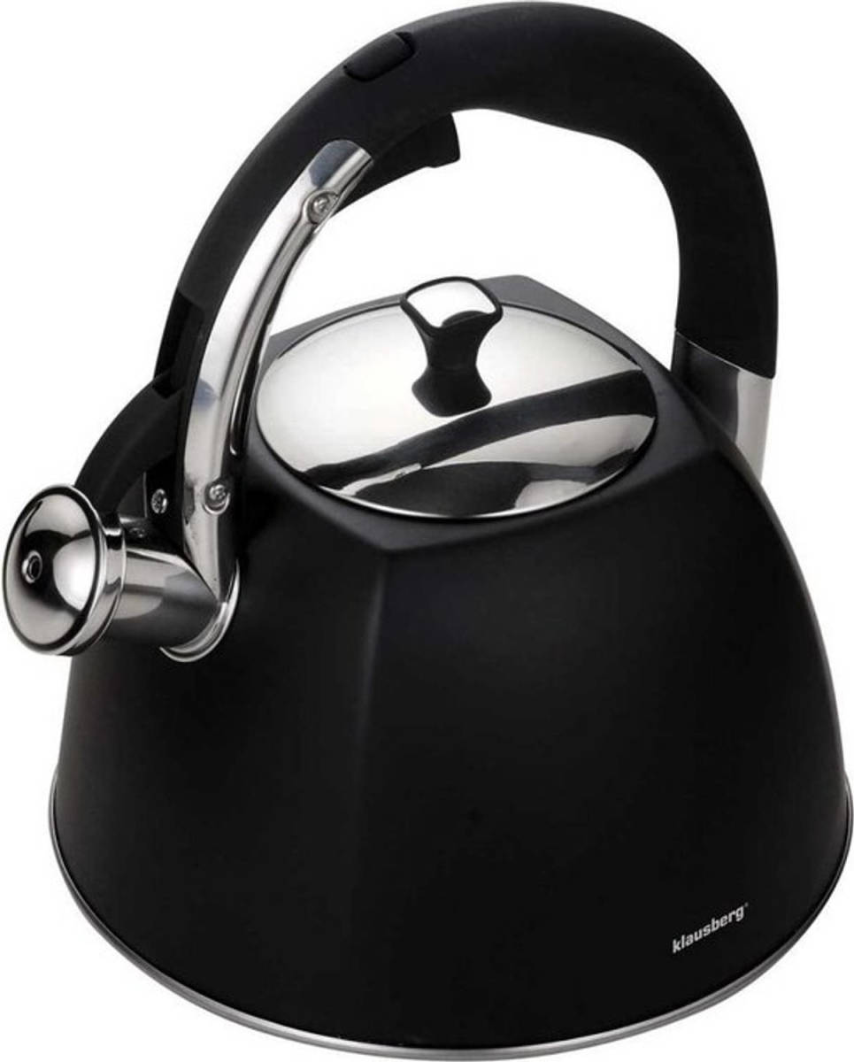 Klausberg Kb-7195 Fluitketel - 3l - Rvs - Alle Warmtebronnen