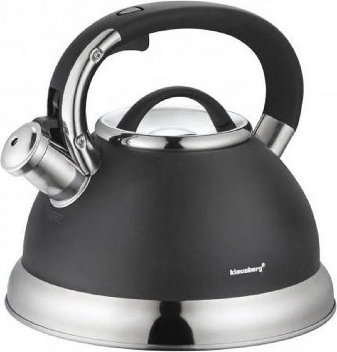 Klausberg Kb-7285 Fluitketel - 2,8l - Rvs - Alle Warmtebronnen