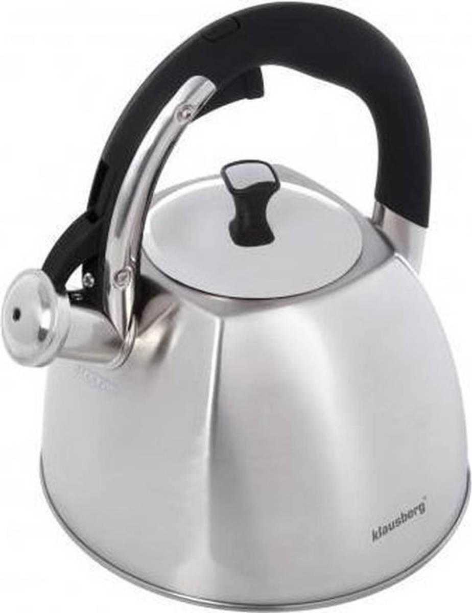 Klausberg Kb-7409 Fluitketel - 2,2l - Rvs - Alle Warmtebronnen