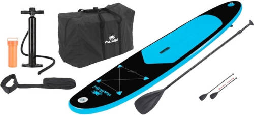 Pacific Opblaasbaar Sup Board - 285 Cm - 6-delige Set- Blauw/zwart