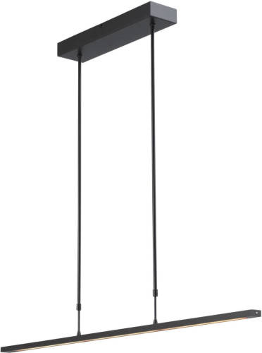 Lamponline Masterlight Hanglamp Real 2 Led 100 Cm Zwart Nikkel