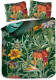 Heckett & Lane Dekbedovertrek Eliana - Groen - Lits-jumeaux 240x200/220 Cm