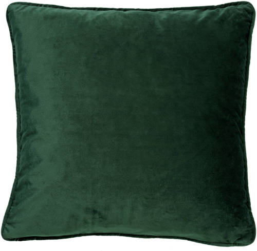 Dutch Decor - Finn - Sierkussen Velvet Mountain View 60x60 Cm - Groen