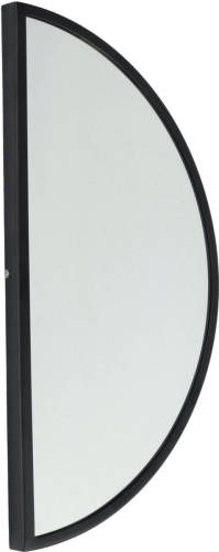 Loft42 Mirror Spiegel Half Rond - Zwart - Metaal - 60x31