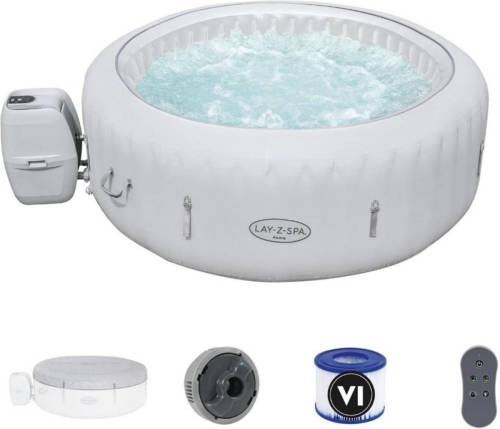 Bestway - Jacuzzi - Lay-z-spa - Paris Airjet - Opblaasbaar - Bubbelbad - Incl. Toebehoren - Ø196cm