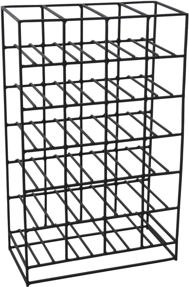 Loft42 - Pinot Metalen Wijnrek Zwart - 24 Flessen - 20x60x41