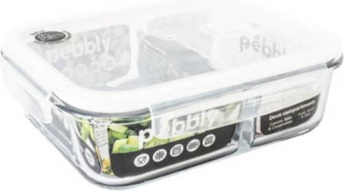 Pebbly - Vershoudbox, Rechthoekig, 1.45 L - Pebbly