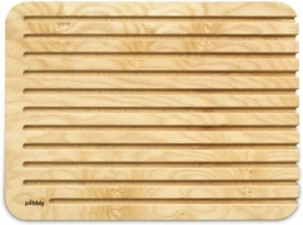 Pebbly - Broodplank, Essenhout, 40 X 30 Cm - Pebbly
