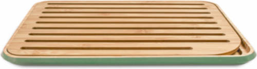 Pebbly - Broodplank, Bamboe, Sage Groen, 35 X 25 Cm - Pebbly