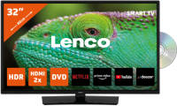 32"" Smart Tv Met Ingebouwde Dvd Speler Lenco Dvl-3273bk Zwart