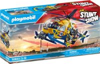 PLAYMOBIL Stunt Show Lucht Stuntshow Filmploeg Helikopter - 70833