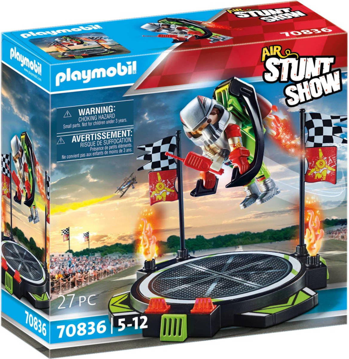 PLAYMOBIL Stunt Show Lucht Stuntshow Jetpack-vlieger - 70836