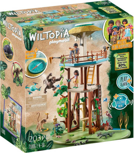 PLAYMOBIL Wiltopia - Onderzoeksstation Met Kompas 71008