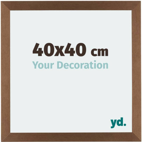 Your Decoration Mura Mdf Fotolijst 40x40cm Koper Decor