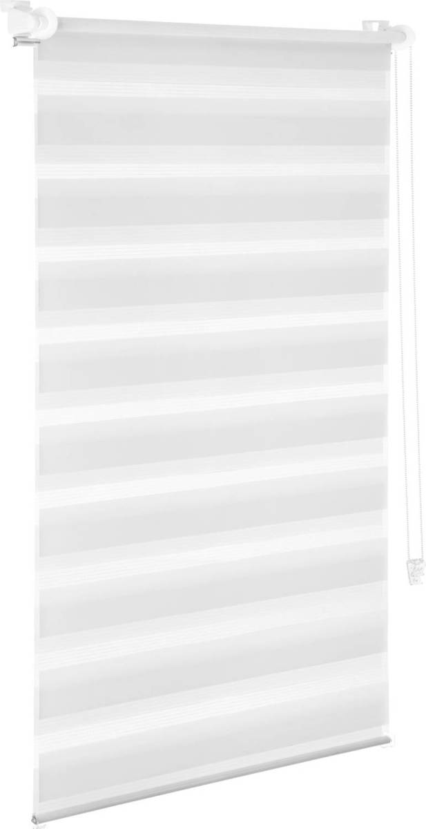 Tectake - Duo Rolgordijn - 56x120 Cm - Wit - 401215