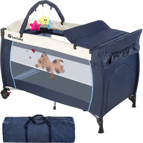 Campingbed Tectake - Blauw