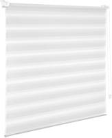 Tectake - Duo Rolgordijn - 140x175 Cm - Wit - 401221