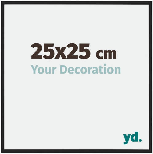 Your Decoration New York Aluminium Fotolijst 25x25cm Zwart Mat